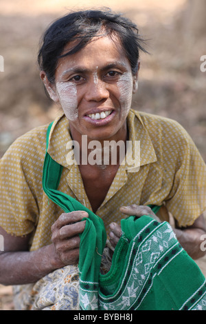 La Birmanie, Myanmar, Birmanie,20100223, femme Banque D'Images