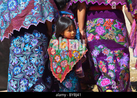 Festival de San Sebastian, Zinacantán, Chiapas, Mexique, 10 km à l'extérieur de San Cristobal de las Casas Banque D'Images