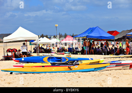 Carnaval de surf sur la plage en Australie Banque D'Images