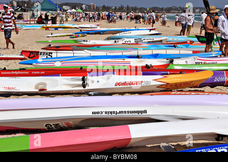 Carnaval de surf sur la plage en Australie Banque D'Images