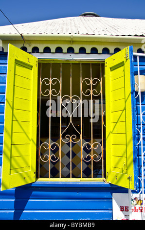 Redcliffe Quay shopping duty free area près de cruise ship dock, St Johns Antigua Banque D'Images