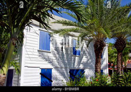 Redcliffe Quay shopping duty free area près de cruise ship dock, St Johns Antigua Banque D'Images