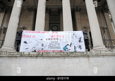 Les manifestants de la paix capitaliste Londres Banque D'Images