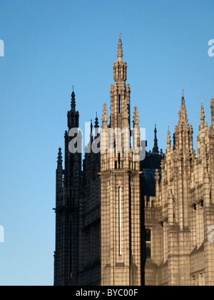Des flèches de Marischal College, Université d'Aberdeen Banque D'Images