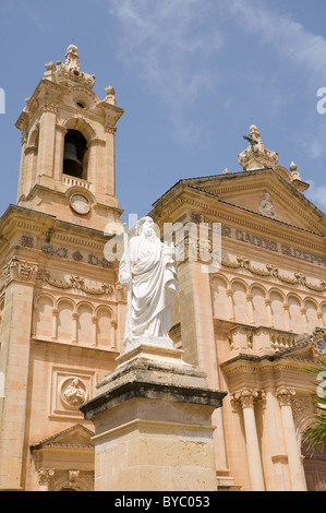 Xewkija Church de Gozo, à Malte Banque D'Images