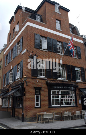 Je suis la seule exécution publique valet de chambre sur Charles Street Londres W1 Banque D'Images