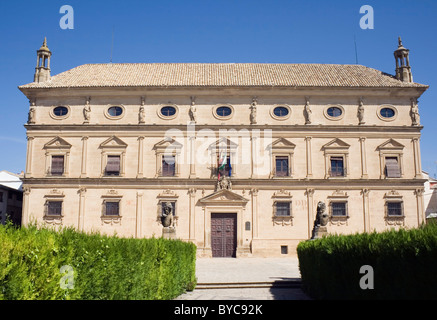 Ubeda, Espagne, province de Jaén. Palacio de Vazquez de Molina ou Palacio de las Cadenas. Banque D'Images