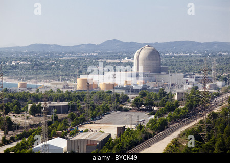 La centrale nucléaire de Vandellos 2 Banque D'Images