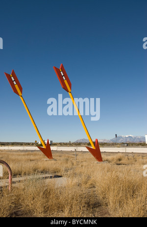 Twin Arrows Trading Post Arizona USA Banque D'Images