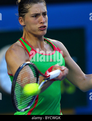 Australian Open de Tennis 2011. Melbourne. Dimanche 23.1.2011. Andrea PETKOVIC (Ger) . Banque D'Images