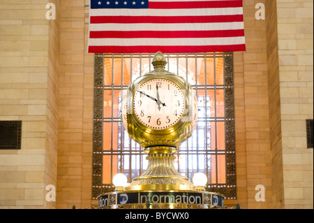 Réveil à Grand Central Terminal, New York City, USA Banque D'Images