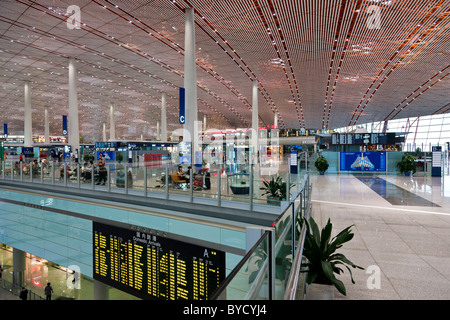 Intérieur de Beijing Capital Airport Terminal 3. JMH4816 Banque D'Images