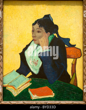 L'Arlésienne : Madame Ginoux Joseph-Michel (née Marie Julien, 1848-1911), 1888-89, par Vincent van Gogh, Banque D'Images