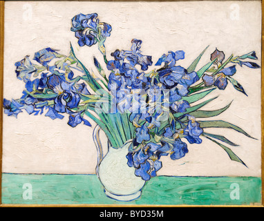 Iris, 1890, par Vincent van Gogh, Banque D'Images