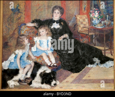 Madame Georges Charpentier, née Marguérite-Louise Lemonnier, 1848-1904...1878, par Auguste Renoir, Banque D'Images