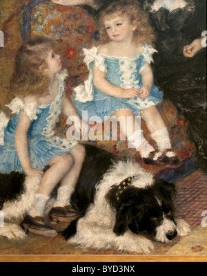 Détail : Madame Georges Charpentier, née Marguérite-Louise Lemonnier, 1848-1904...1878, par Auguste Renoir, Banque D'Images