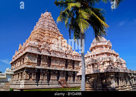 TEMPLE de Shiva dans le Tamil Nadu GANGAIKONDACHOLAPURAM Banque D'Images