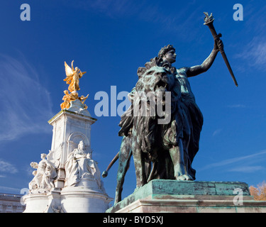 Victoria Memorial, Londres, Angleterre, Royaume-Uni, Europe Banque D'Images