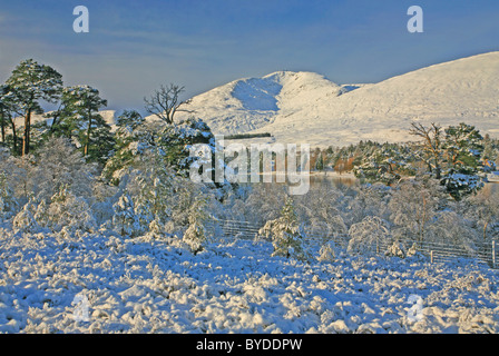 UK Ecosse Argyll Strathclyde Loch Tulla et montagne de Stob Ghabhar Banque D'Images