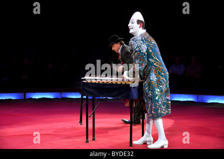 Yann clowns et Hector Rossi, Les Rossyann, Circus Krone, Munich, Bavaria, Germany, Europe Banque D'Images