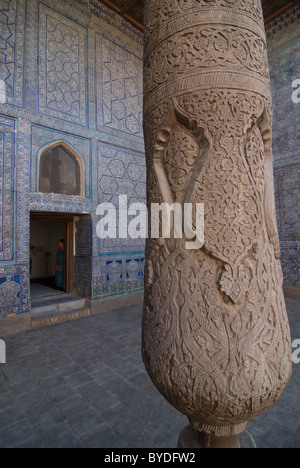 À l'intérieur de l'Nurullaboy Palace, Khiva, Ouzbékistan, l'Asie centrale Banque D'Images
