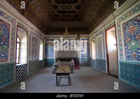 Vue de l'intérieur de Khan's Palace, Khojand, l'Ouzbékistan, en Asie centrale Banque D'Images