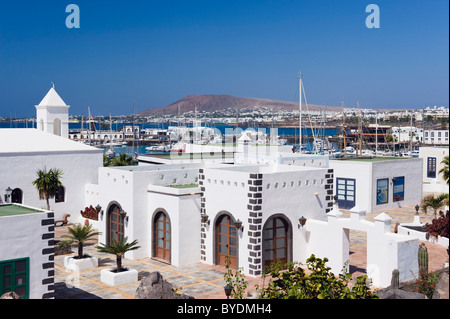 Marina, Marina Rubicon, Playa Blanca, Lanzarote, Canary Islands, Spain, Europe Banque D'Images