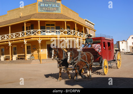 Le film fixe à l'ancien Film Studios, situé près de Tucson, Arizona, USA, sont aujourd'hui principalement utilisés pour attirer les touristes. Banque D'Images