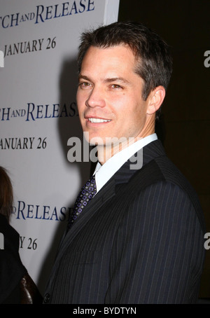 Timothy Olyphant 'capture et remise à l' première mondiale tenue à l'Egyptian Theatre d'Hollywood, Californie - 22.01.07 Banque D'Images