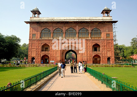 Ou Naubat Khana niqar Khana, 'Drum house', le Fort Rouge, UNESCO World Heritage Site, Delhi, de l'Uttar Pradesh, dans le Nord de l'Inde, l'Asie Banque D'Images