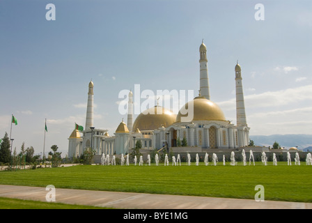 Mosquée Turkmenbachi Ruhi, le Turkménistan, l'Asie centrale Banque D'Images