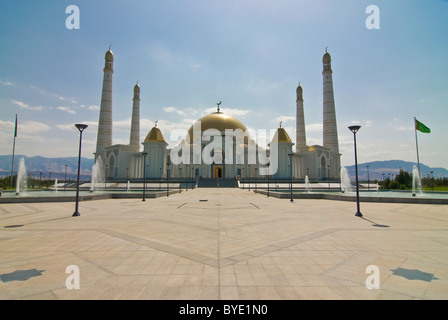 Mosquée Turkmenbachi Ruhi, le Turkménistan, l'Asie centrale Banque D'Images