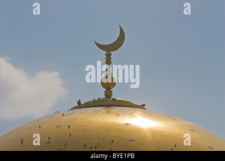 Coupole de la mosquée Turkmenbachi Ruhi, le Turkménistan, l'Asie centrale Banque D'Images