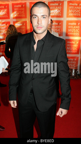 Shayne Ward 2007 Meteor Ireland Music Awards Dublin, Irlande- 01.02.07 Banque D'Images