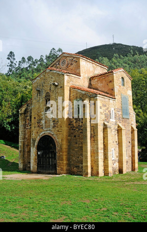 San Miguel de Lillo, pré-romane chapelle, église, UNESCO World Heritage Site, Oviedo, Asturias, Spain, Europe Banque D'Images