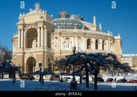 Théâtre de ballet et d'opéra d'Odessa, Ukraine Banque D'Images