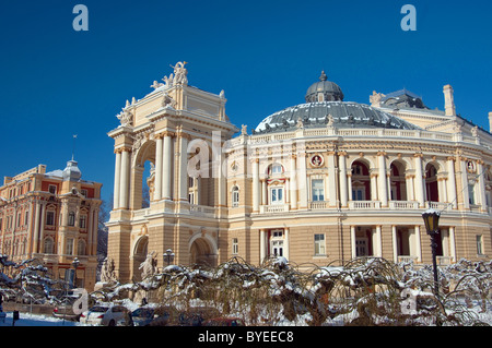 Théâtre de ballet et d'opéra d'Odessa, Ukraine Banque D'Images