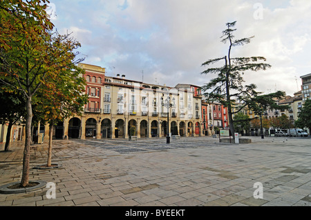 La Plaza del Mercado square, Logrono, La Rioja, Espagne, Europe Banque D'Images