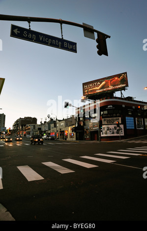 Los Angeles at night Banque D'Images