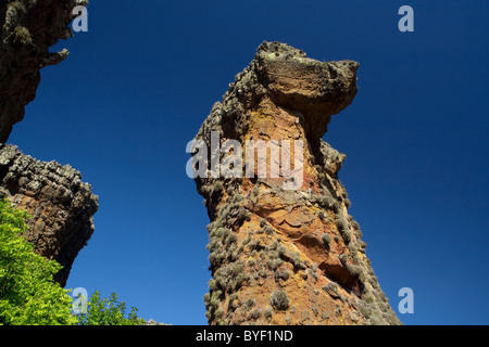 Rock Formations à Vila Velha, parc d'État de Parana, Brésil Banque D'Images