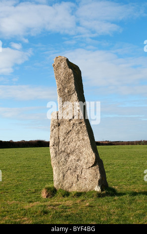 La plus grande de deux pierres pipers ' ' près de lamorna dans Cornwall, uk Banque D'Images