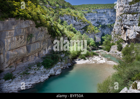 Le canyon de la rivière Verdon, Provence (France) Banque D'Images