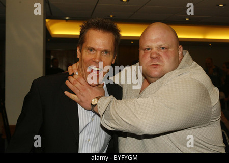 Eric "Butterbean" Esch conférence de presse pour Rage Cage, qui sera de retour à Wembley Arena à Londres, Angleterre - 10.02.07 Banque D'Images