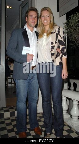 Ben Fogle et Marina Hunt assistant à Lady Annabel Goldsmith's signature de livre Londres, Angleterre - 20.02.07 Banque D'Images