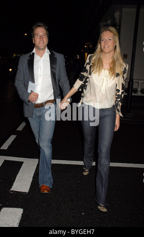 Ben Fogle et Marina Hunt assistant à Lady Annabel Goldsmith's signature de livre Londres, Angleterre - 20.02.07 Banque D'Images