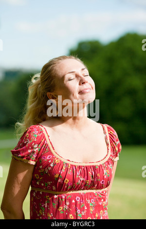 Portrait de jeune femme Banque D'Images