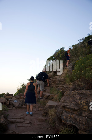 Grimper les Lions Head Banque D'Images