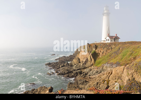 Phare de Pigeon Point, California, USA Banque D'Images