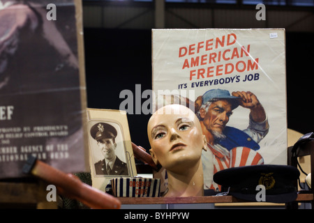 Un décrochage à un show militaire à Stoneleigh Park Banque D'Images