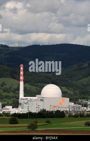 Centrale nucléaire, Leibstadt, Suisse Banque D'Images